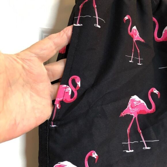 UNBRANDED -🎉HP x 3🎉 NWOT - M Sz Med Flamingo Board Shorts/Swim Trunks/Mesh Liner - Picture 6 of 14